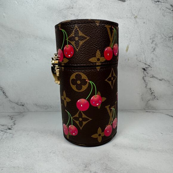 Louis Vuitton Cherry Murakami Travel Case 100mL LV X Murakami Fragrance Perfume - Picture 4 of 9